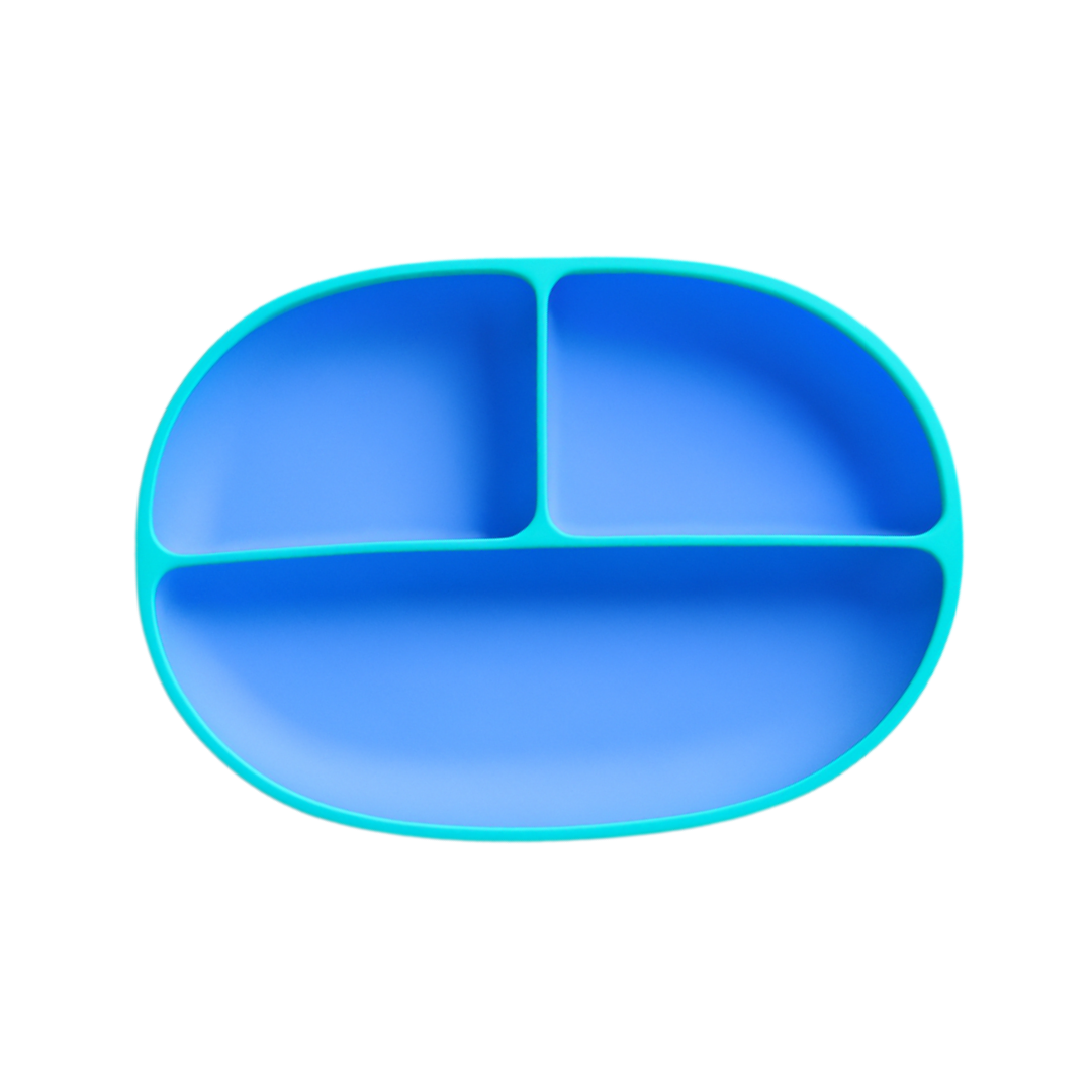 Color Pop Suction Plate - Blueberry