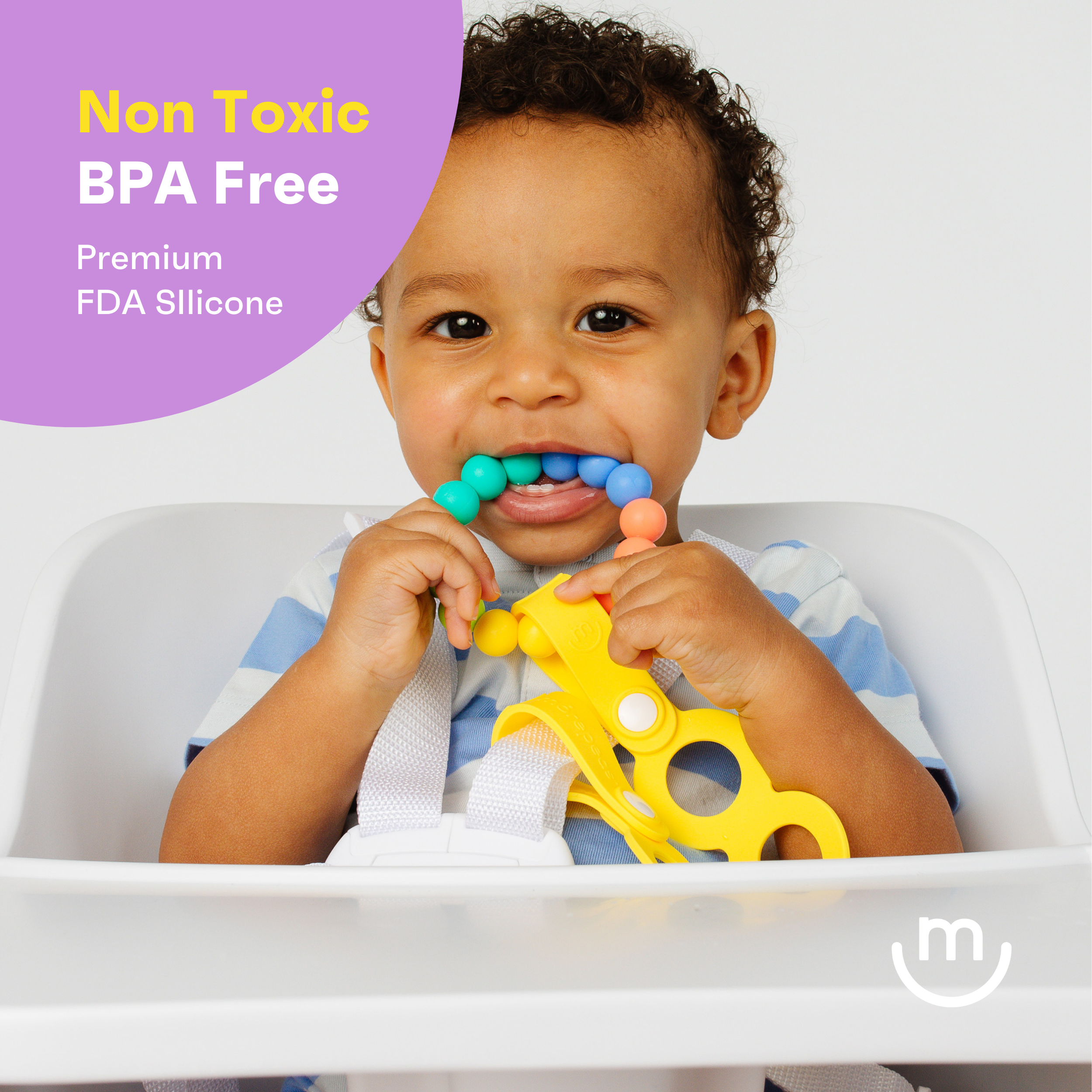 Rainbow Ring Teether Pacifiers & Teethers morepeas