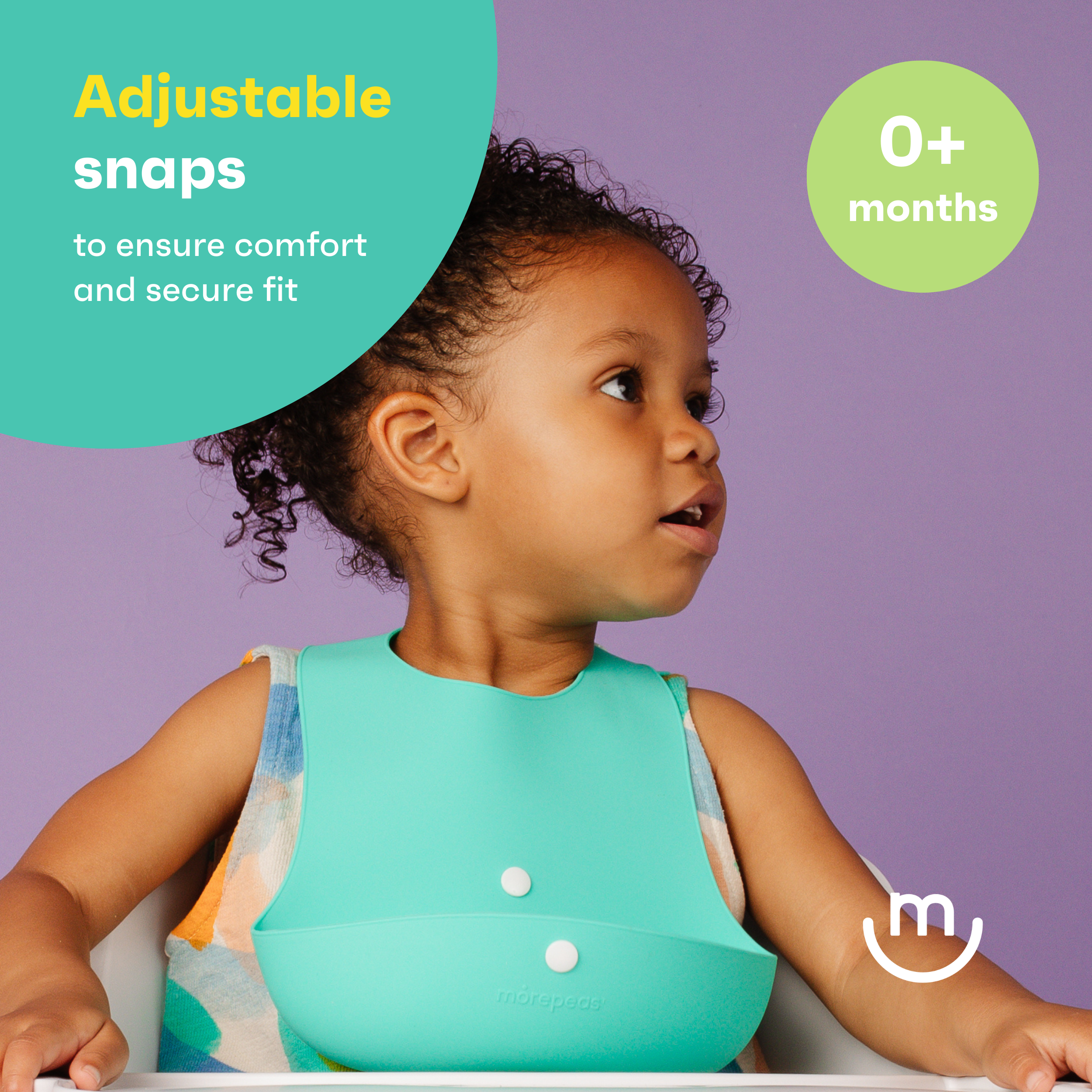 Roll & Snap Bib morepeas