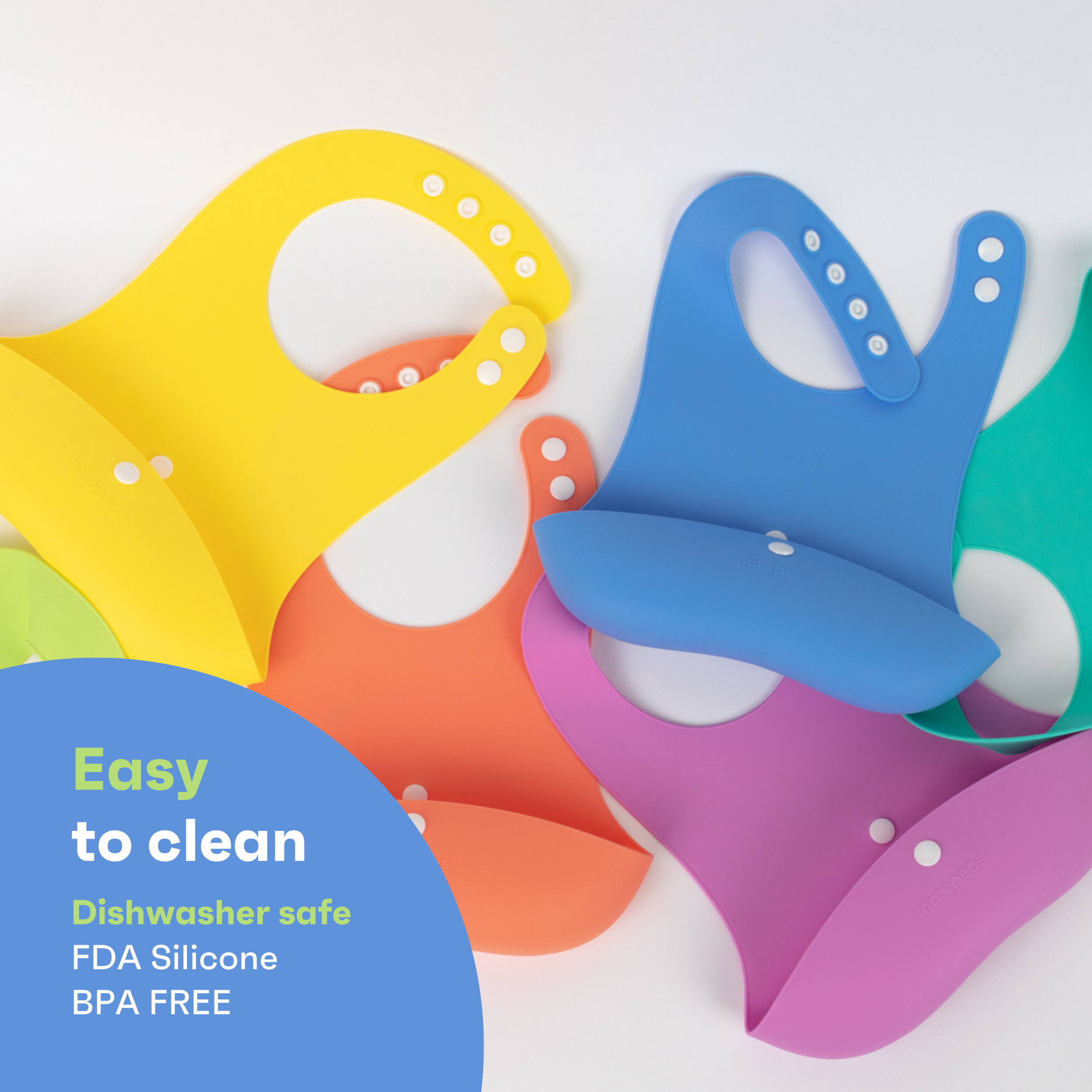 Roll & Snap Bib morepeas