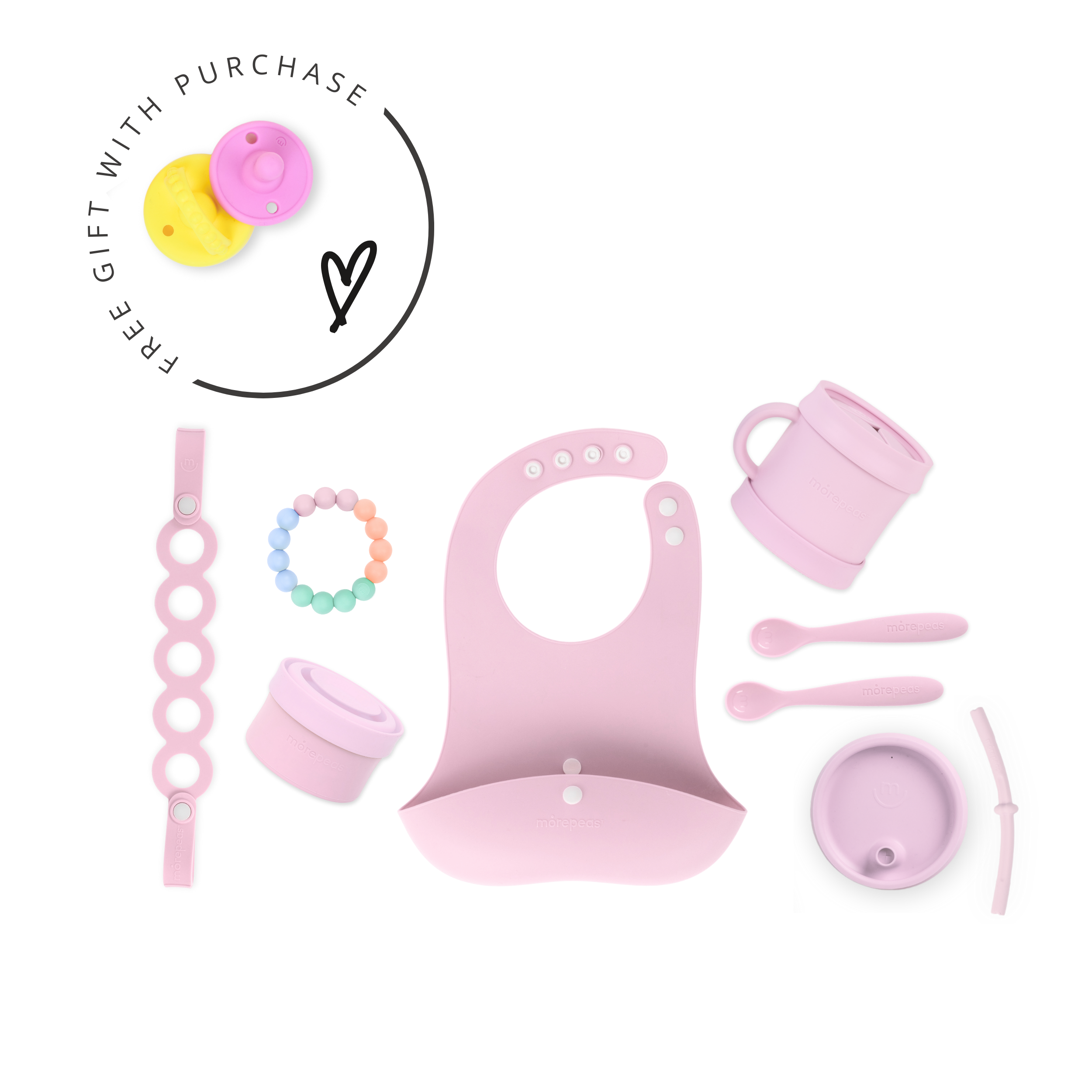 Baby Shower Bundle morepeas Lilac