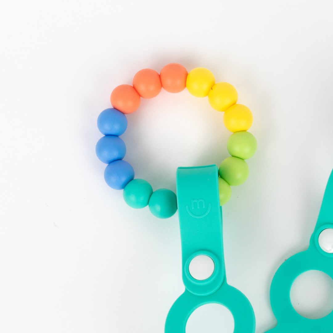 Rainbow Ring Teether Pacifiers & Teethers morepeas
