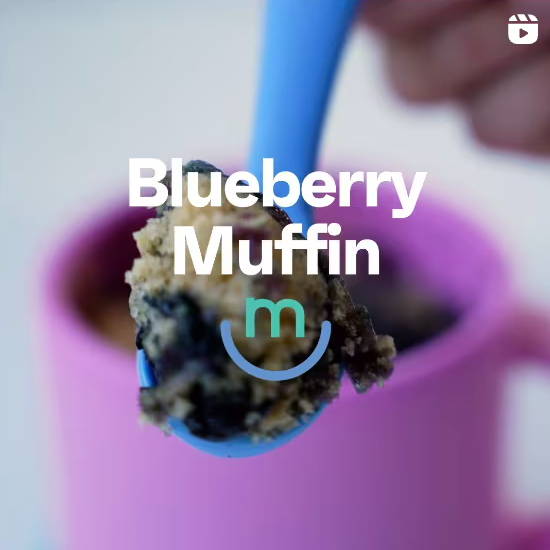 90-Second Blueberry Muffin in a Cup
