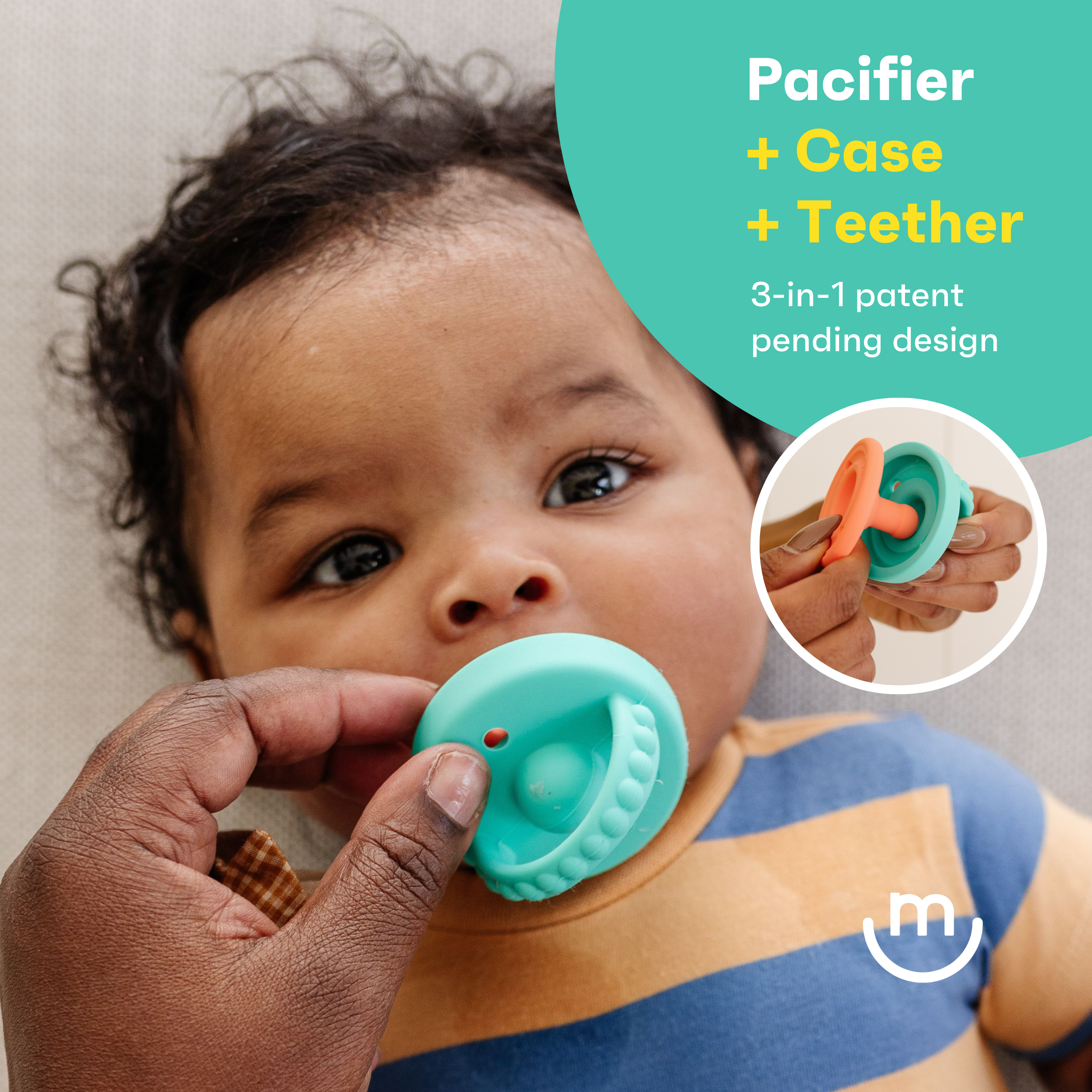 Flip & Store Pacifier Pacifiers & Teethers morepeas   