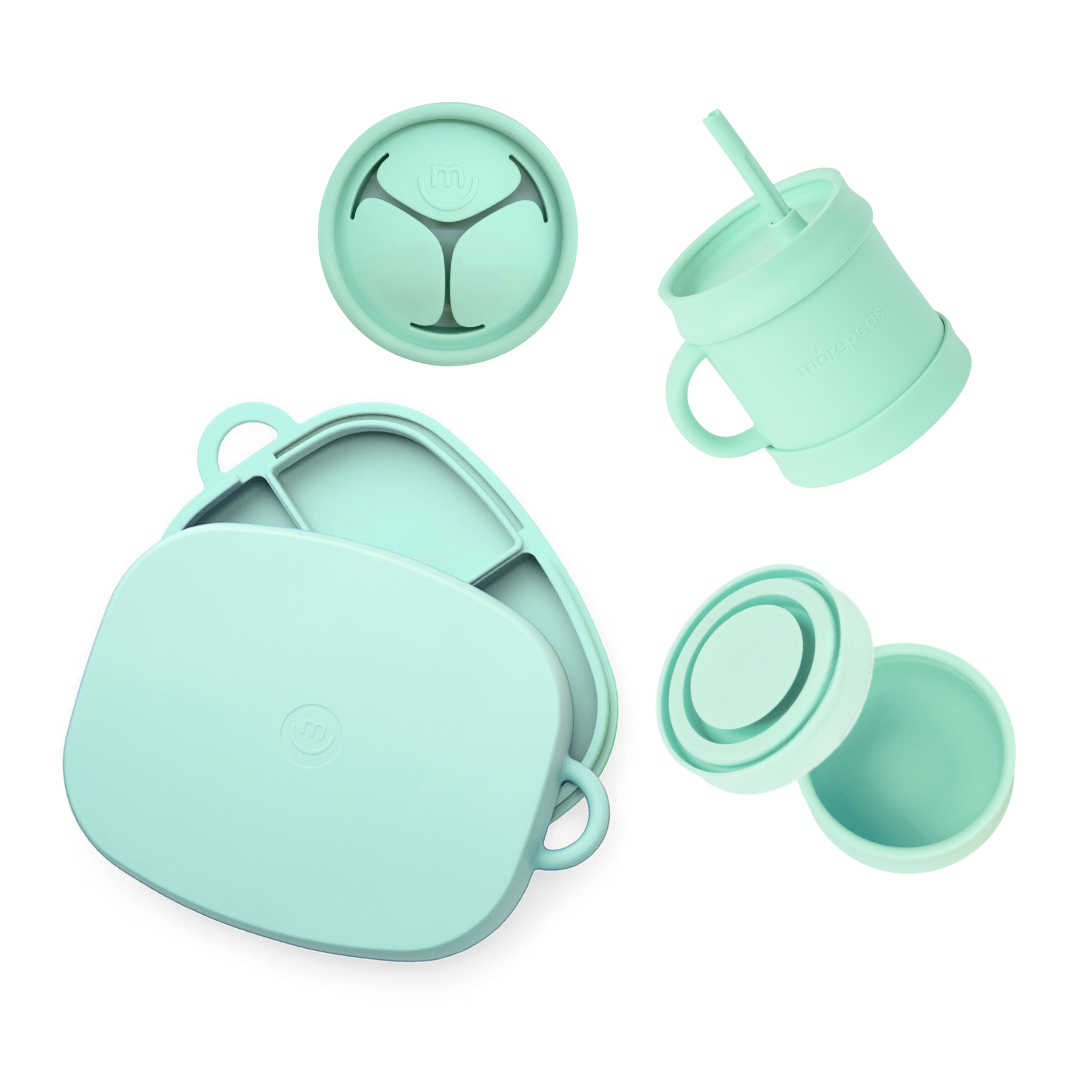 The Everything Mealtime Set  morepeas Mint  