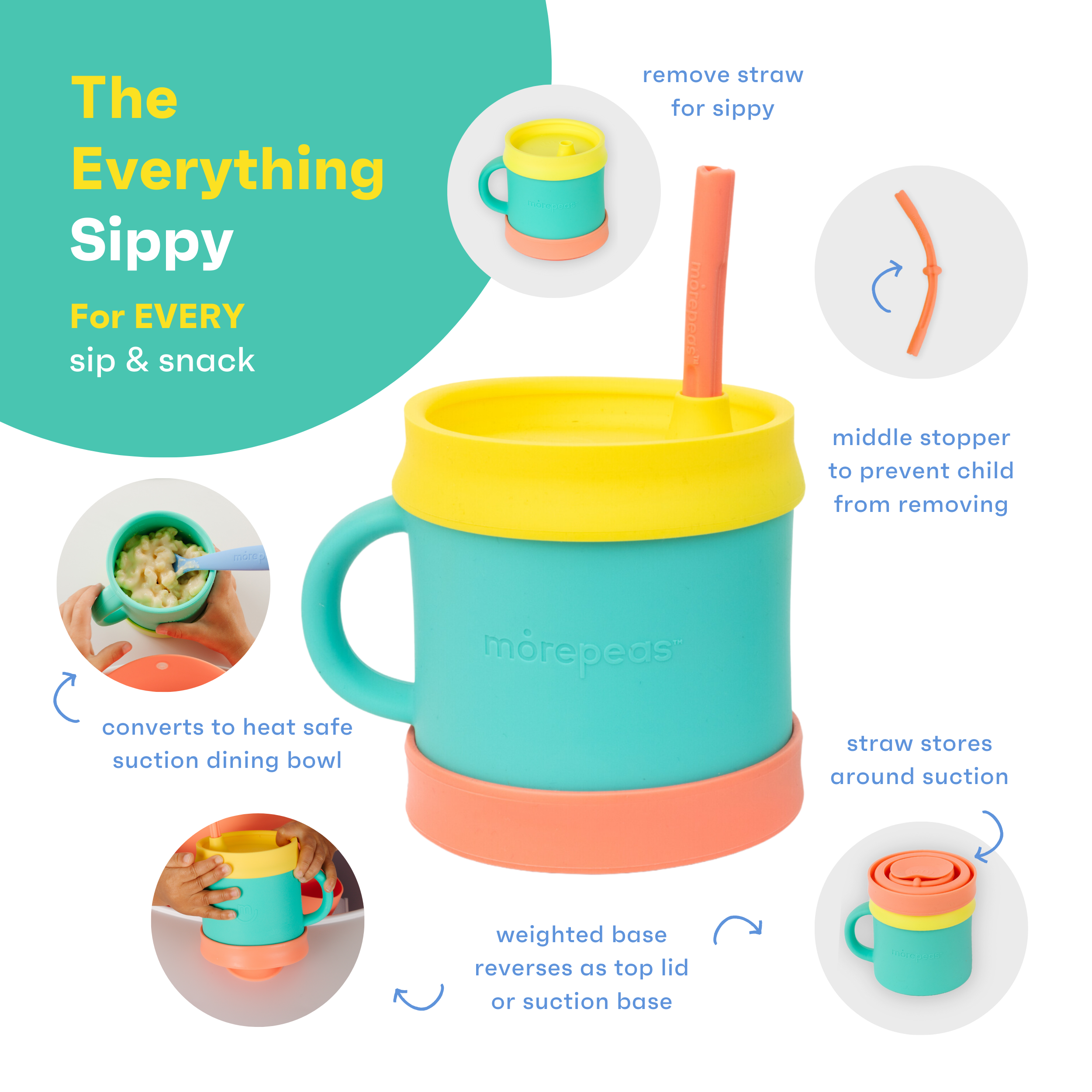 The Everything Cup + Sippy Lid Nursing & Feeding morepeas   