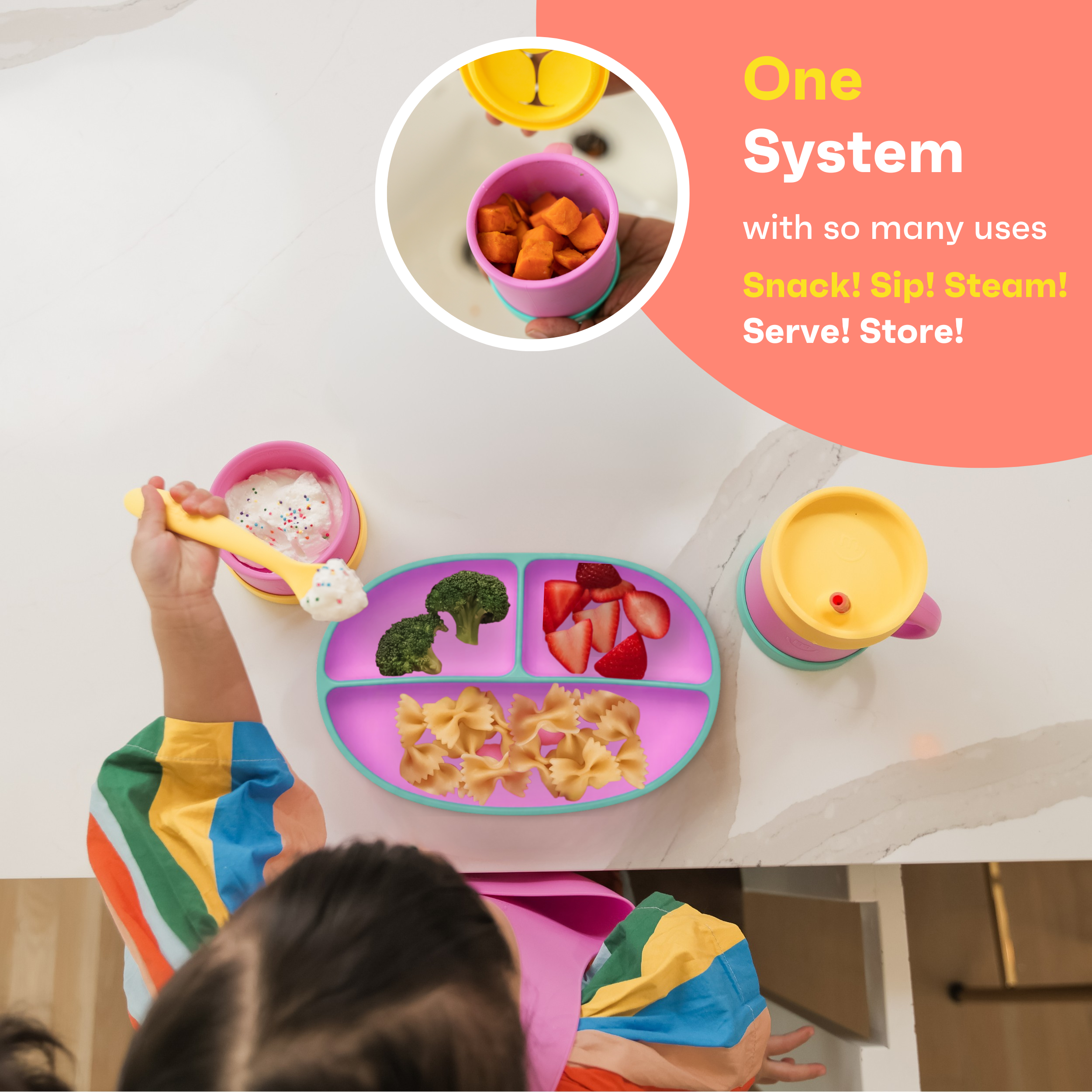 Morepeas Mealtime Set