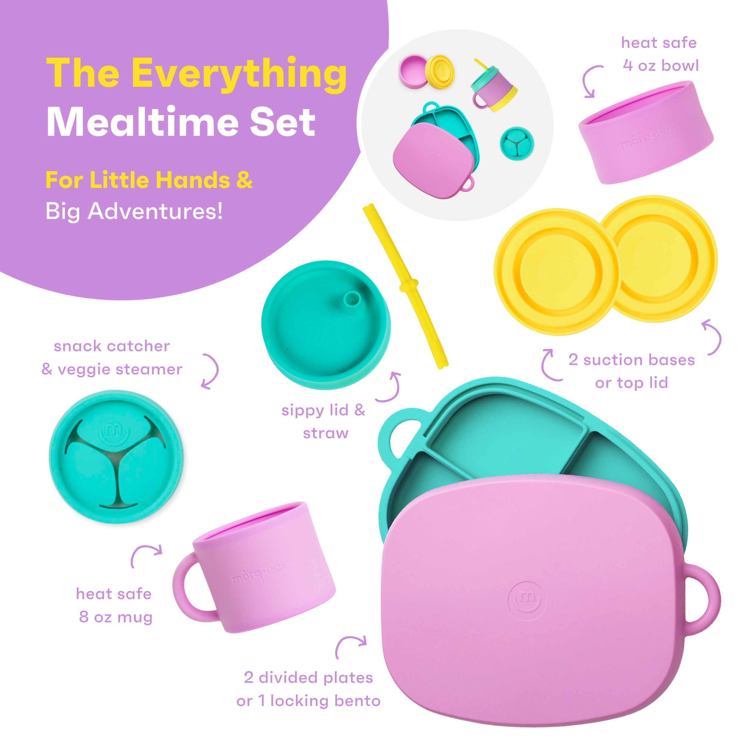 The Everything Mealtime Set  morepeas   