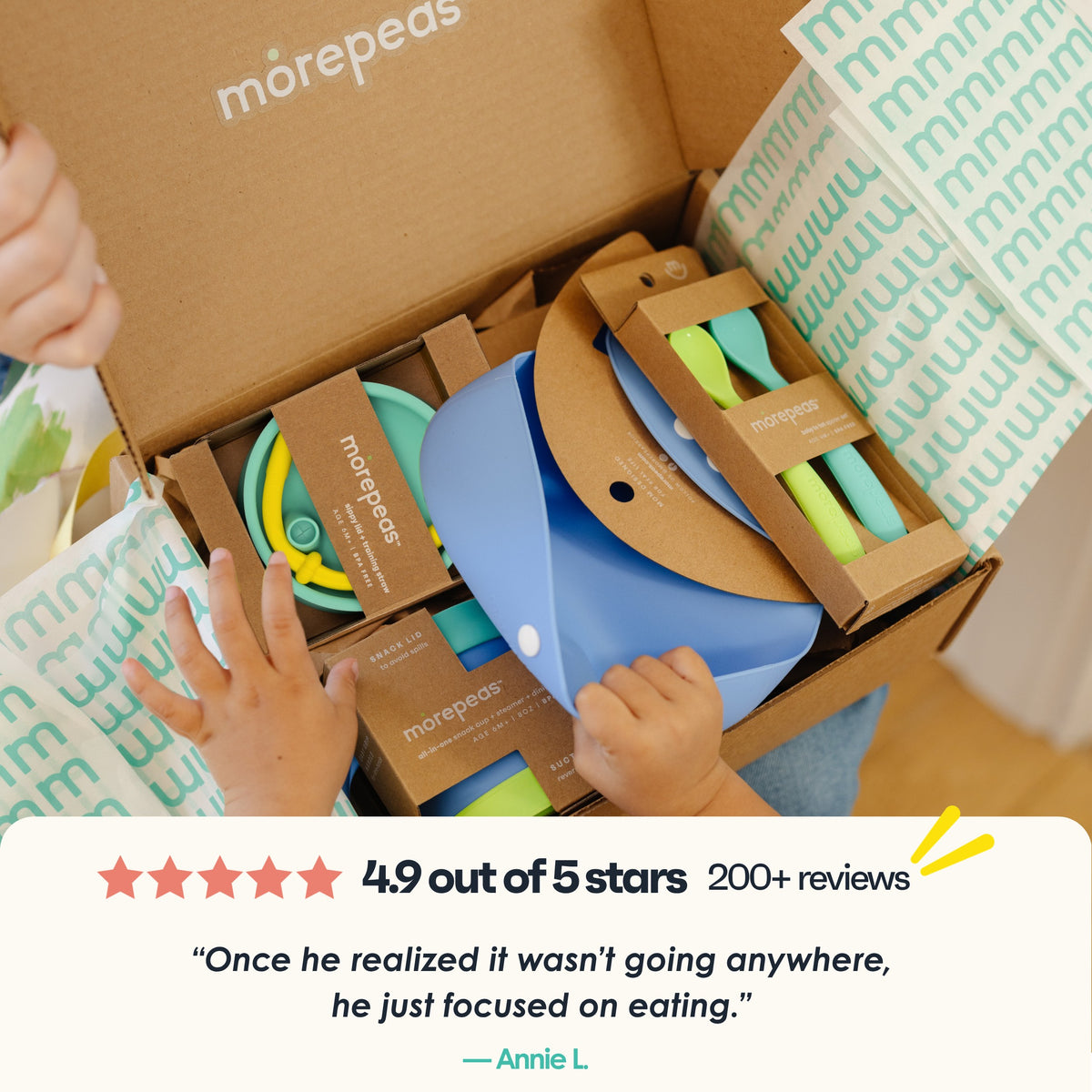 Unboxing the Morepeas Mealtime Set, with a 5-star review