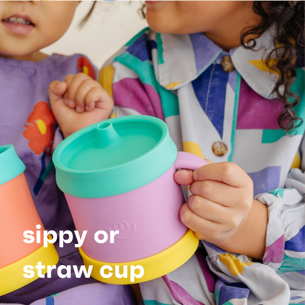 Kids Children Infant Baby Sip Cup with Built in Straw Mug Drink Home Cup
