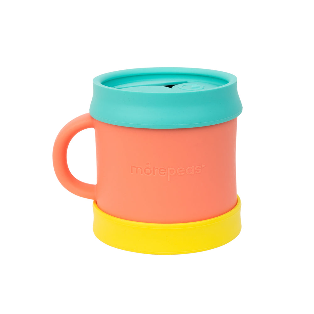 morepeas Essential Sippy Lid & Straw Only Sherbert