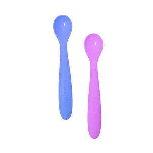 2pcs Toddler Utensils For 6+ Months Babies Baby Spoons Set Soft